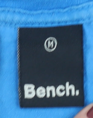 Bench Men's Black Graphic Print Cotton T-Shirt M