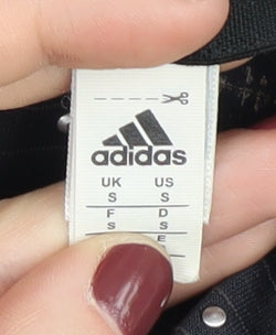 Adidas Women's Black Sporty T-Shirt Size S Athletic