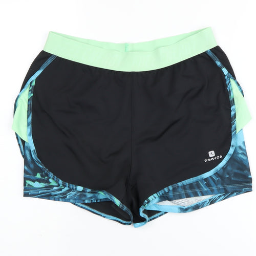 Decathlon Women's Black XS Athletic Shorts