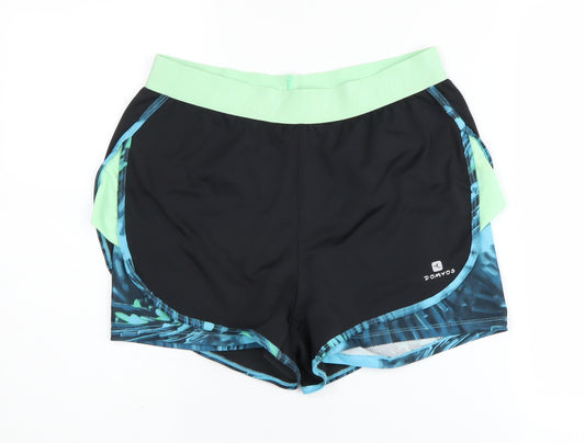 Decathlon Women's Black XS Athletic Shorts