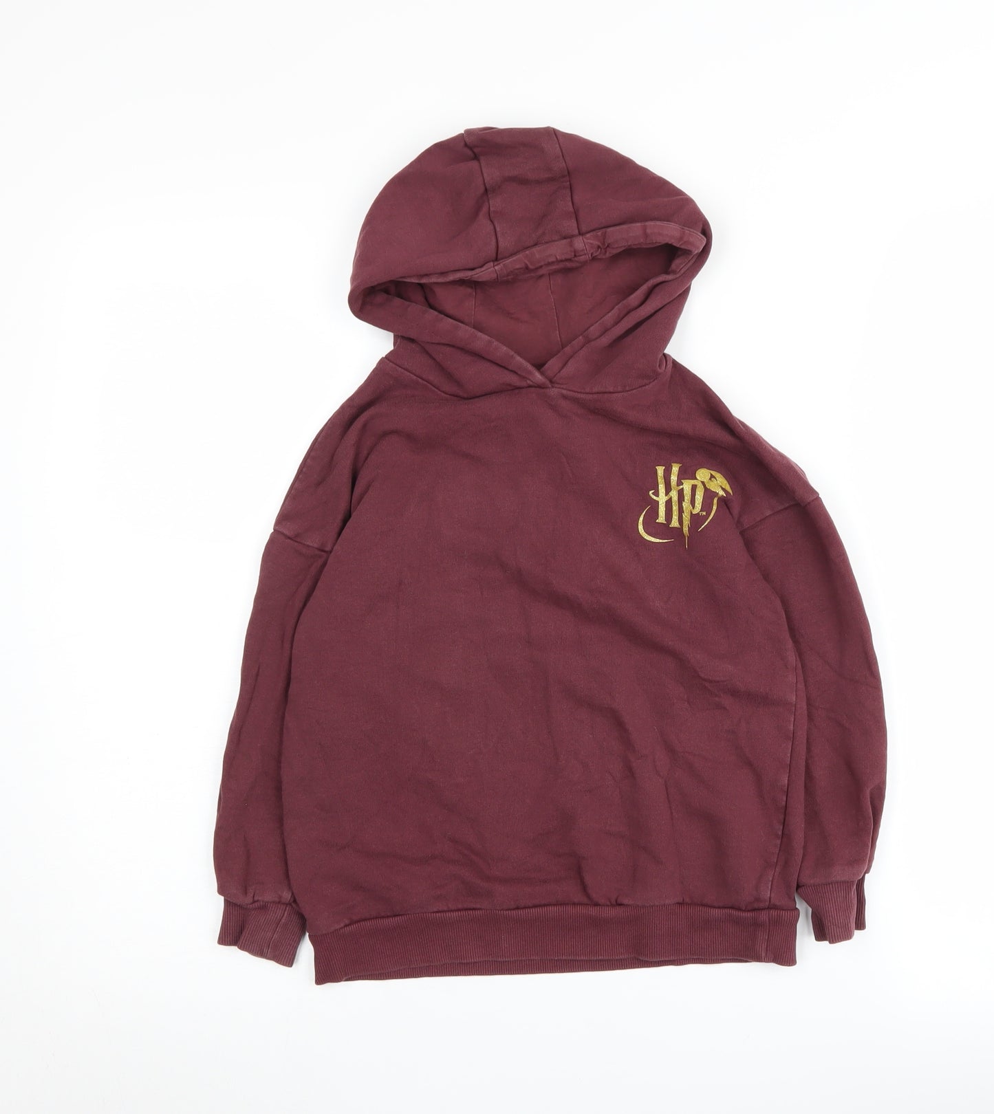 Harry Potter Boys Red Hoodie 6-7 Years Hogwarts Pullover