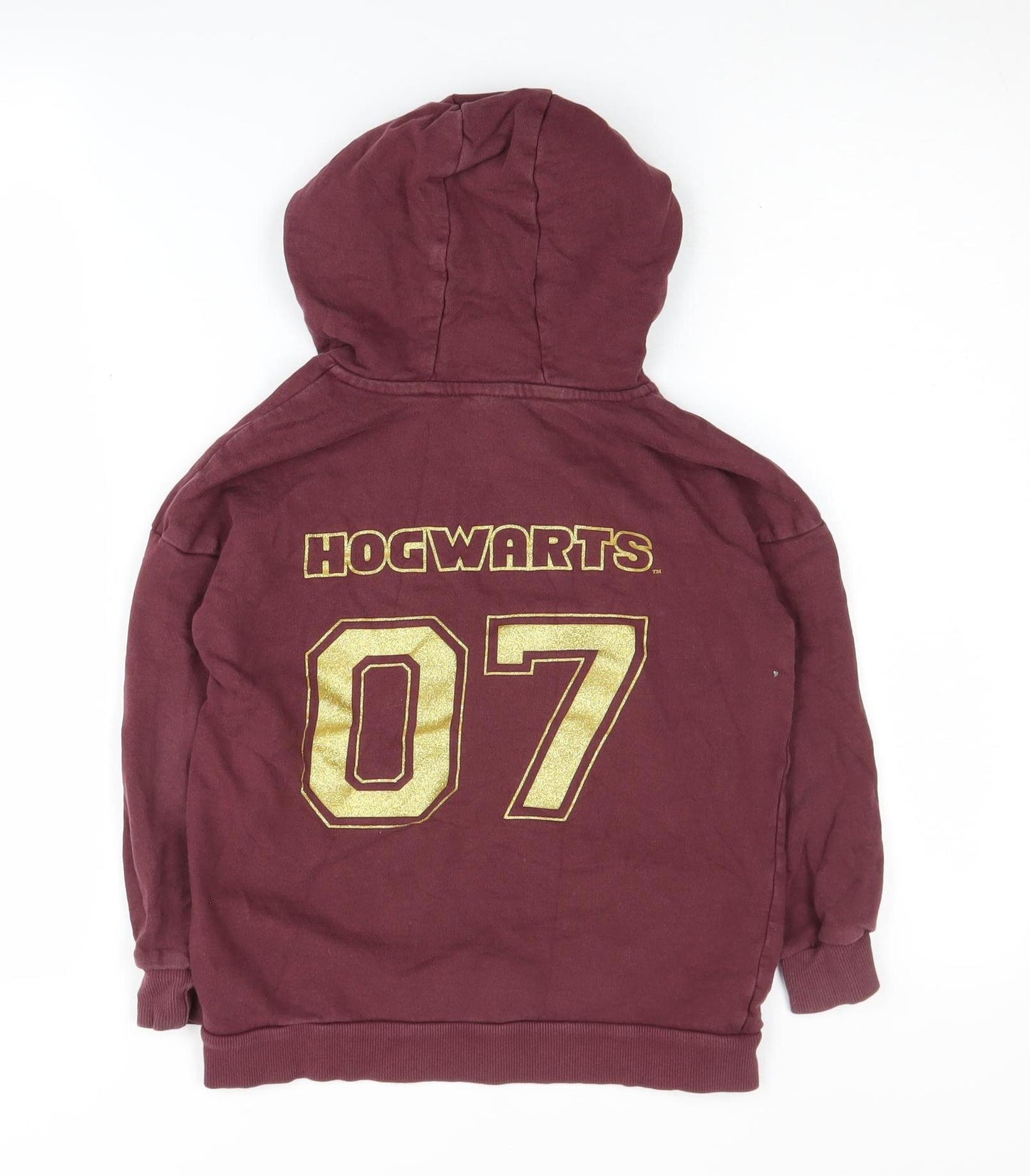 Harry Potter Boys Red Hoodie 6-7 Years Hogwarts Pullover