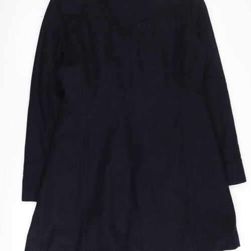 Sophie Gray Women's Black Wool Pea Coat Size 16