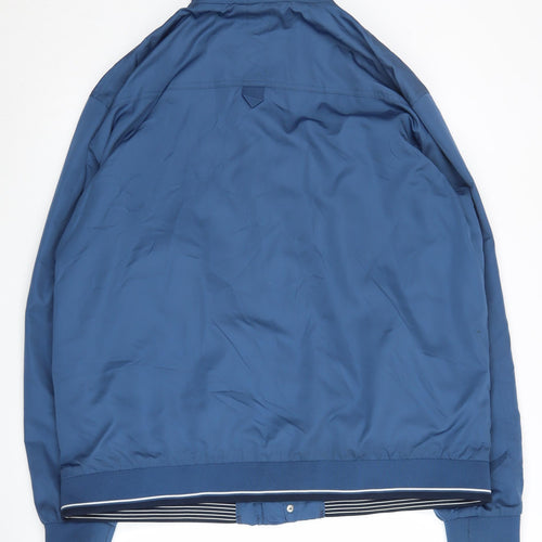 Blue Harbour Men's Blue Bomber Jacket 2XL Collared Zip