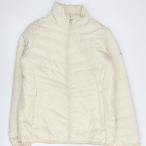 Regatta Women's Beige Puffer Jacket Size 12 Full Zip