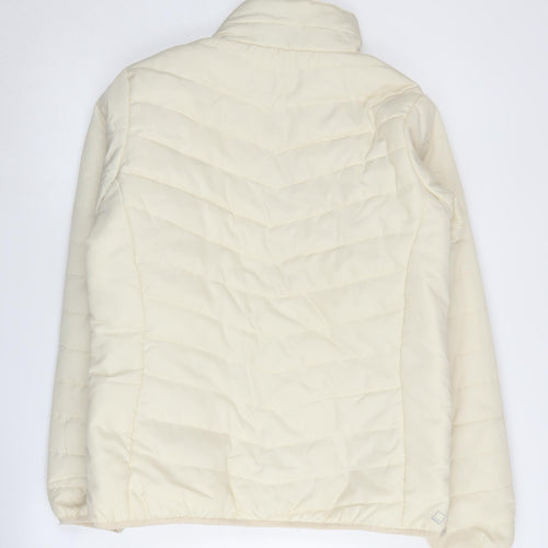 Regatta Women's Beige Puffer Jacket Size 12 Full Zip