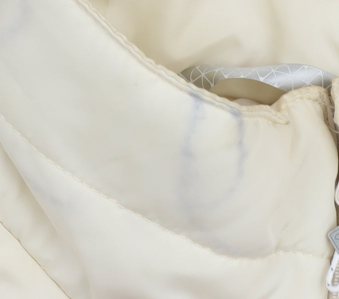 Regatta Women's Beige Puffer Jacket Size 12 Full Zip