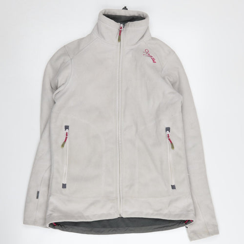 TOG24 Women's Grey Fleece Jacket Size 8-10