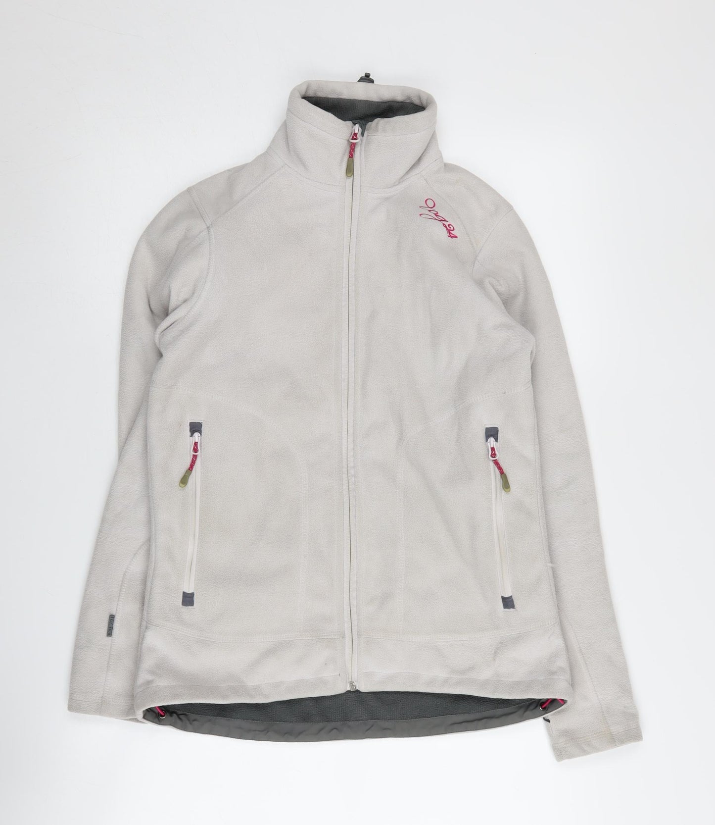 TOG24 Women's Grey Fleece Jacket Size 8-10