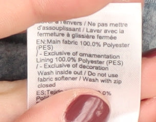 Decathlon Women's Blue XS Check Fleece Jacket