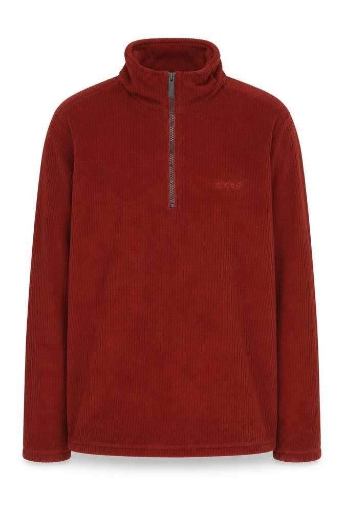 Regatta Men's Red XL Corduroy 1/4 Zip Sweatshirt