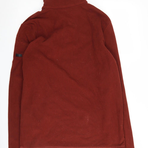 Regatta Men's Red XL Corduroy 1/4 Zip Sweatshirt