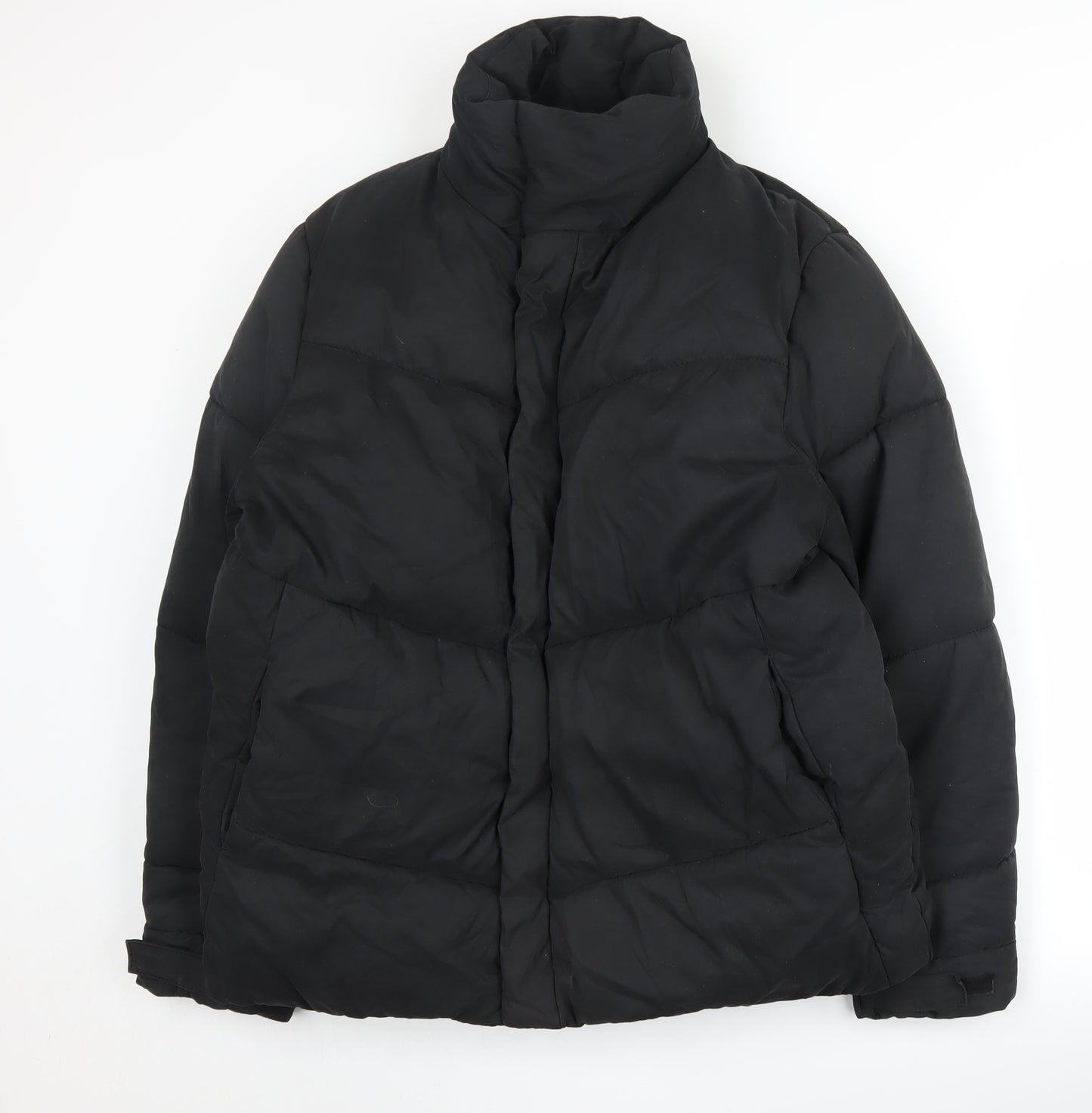 ASOS Women's Black Puffer Jacket S Regular Fit