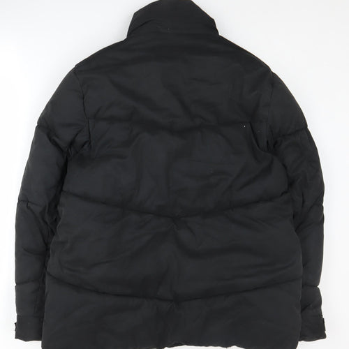 ASOS Women's Black Puffer Jacket S Regular Fit
