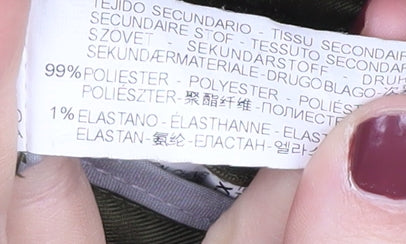 Zara Women's Green Varsity Jacket - Size 12