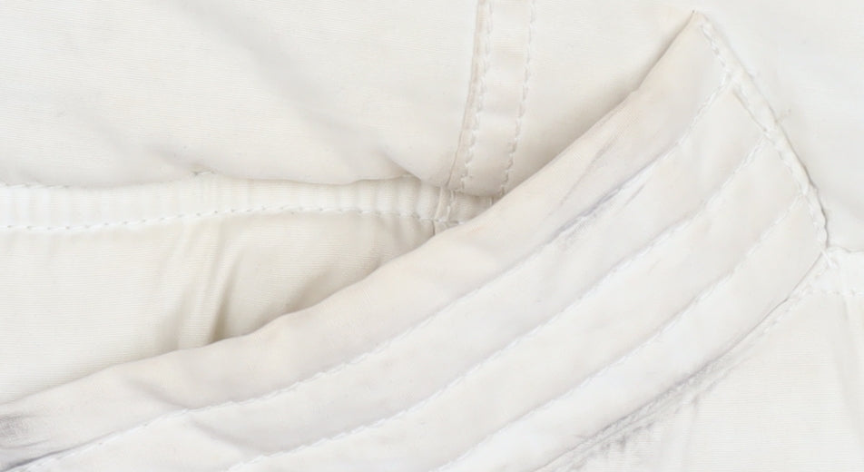 New Look Women's Ivory Puffer Waistcoat Size 10