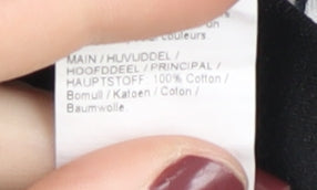 River Island Women's Black and White Joggers, Size 8