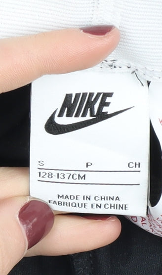 Nike Girls Black Ankle Leggings 9-10 Years - Sporty & Stylish
