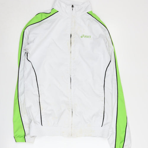 ASICS Men's White Track Jacket - S
