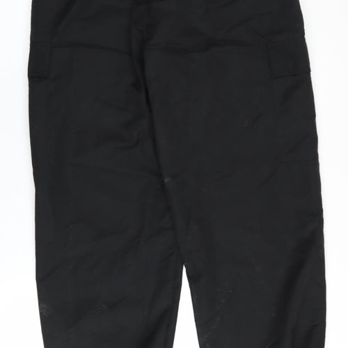 Collusion Men's Black Cargo Trousers Small