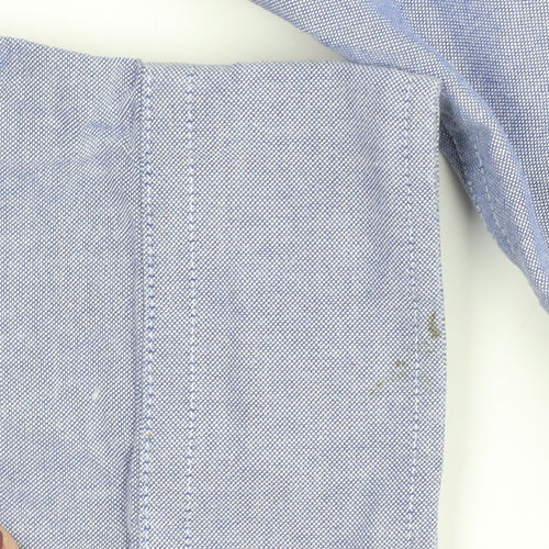 Jack & Jones Men's Blue Medium Button-Up Shirt