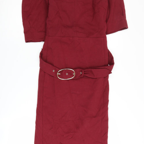 Next Women's Red Pencil Dress Size 18 Tall