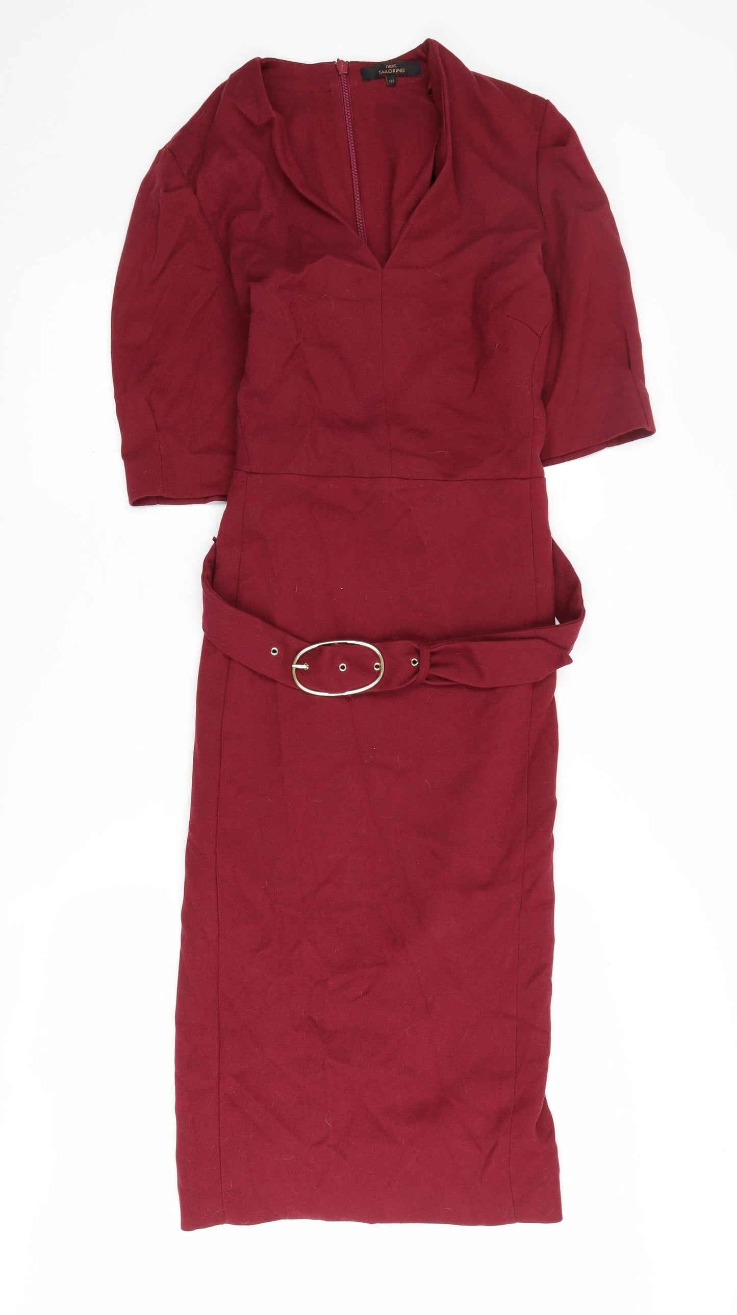 Next Women's Red Pencil Dress Size 18 Tall