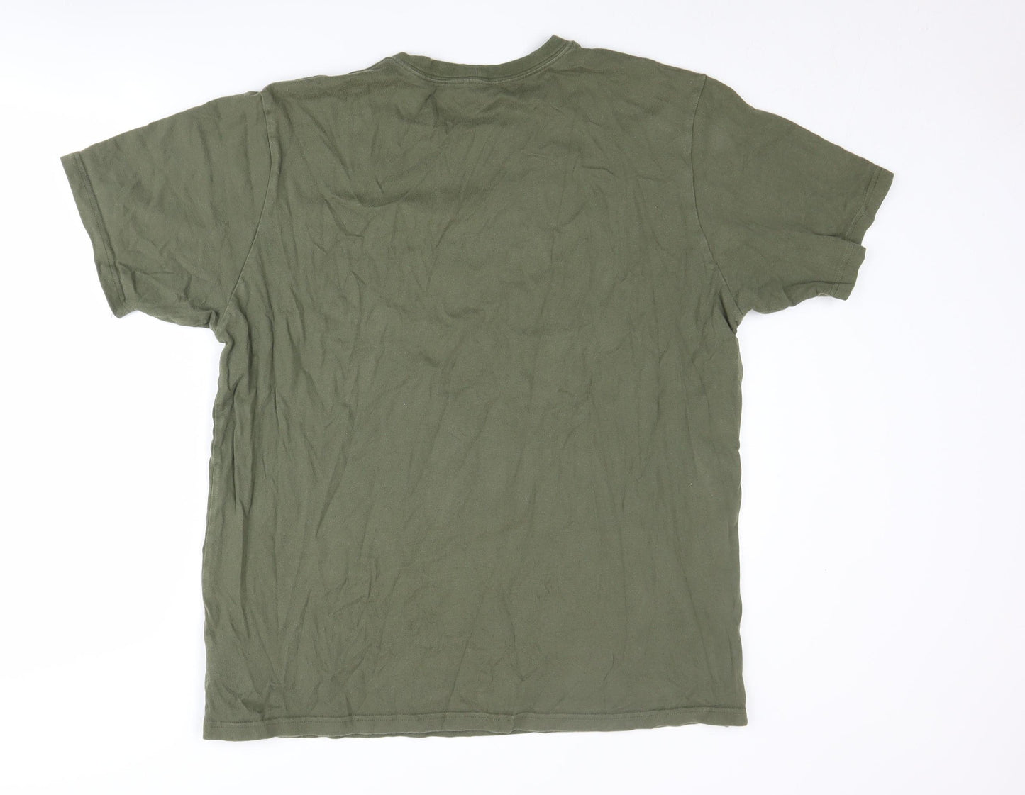 Columbia Men's XL Green Cotton Logo T-Shirt