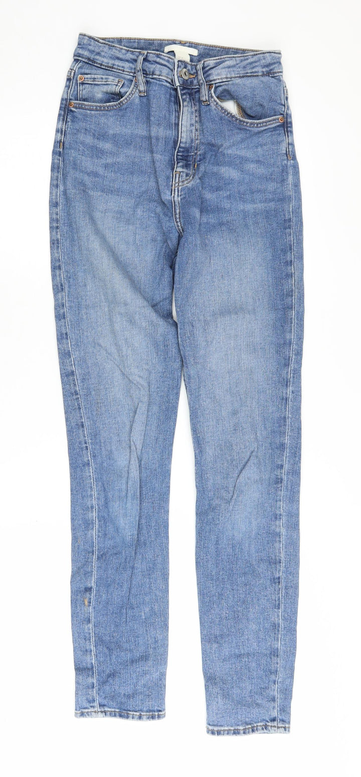 H&M Women's Blue Straight Jeans Size 8