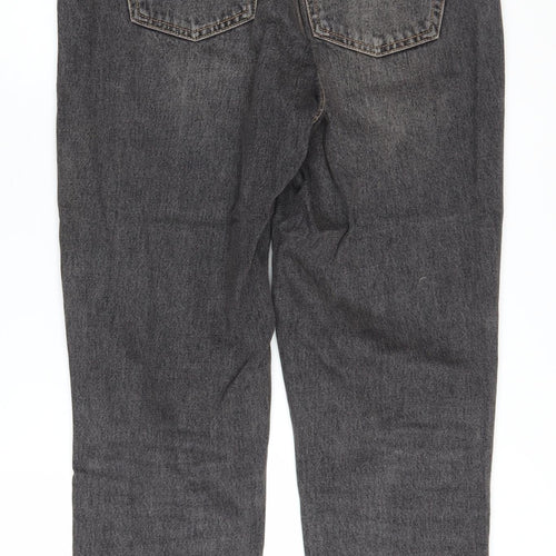 Topshop Women's Mom Jeans Black L