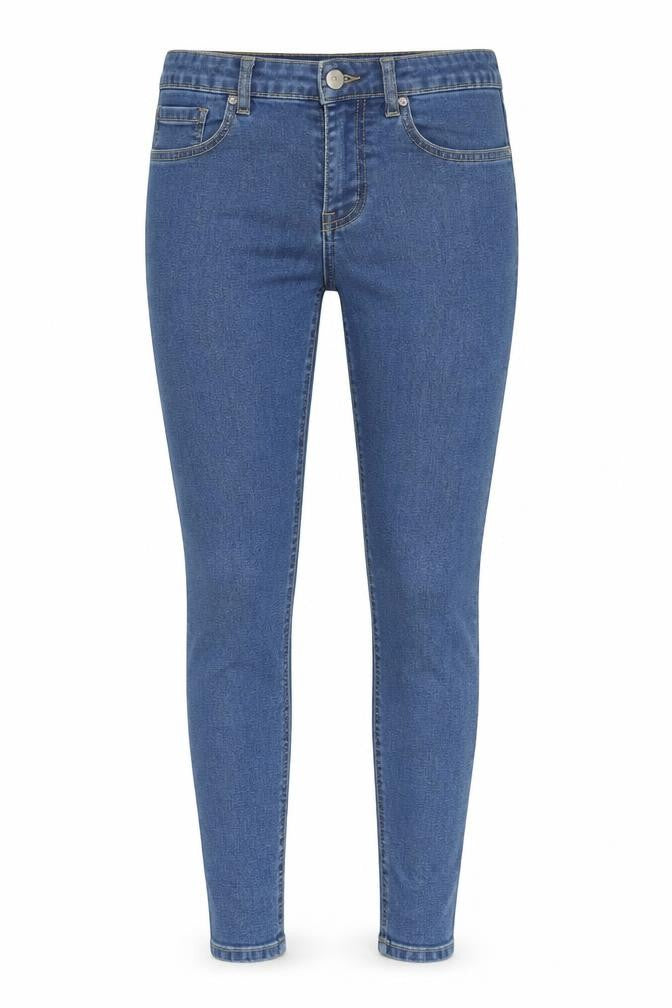 Front view of New Look Women's Blue Skinny Jeans, size 10