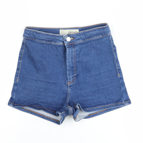 Topshop Women's Blue Denim Shorts Size 10