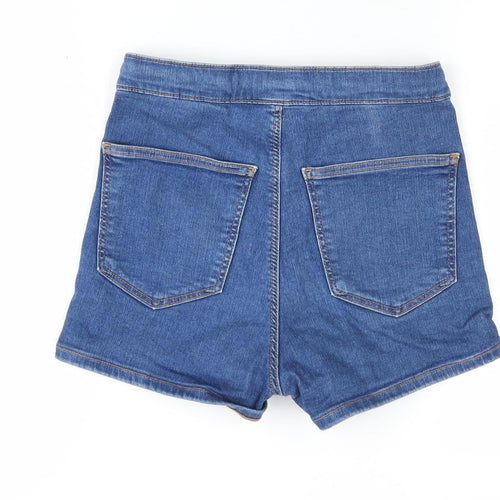 Topshop Women's Blue Denim Shorts Size 10