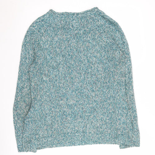 Mantaray Women's Blue Knit Pullover Jumper, Size 12