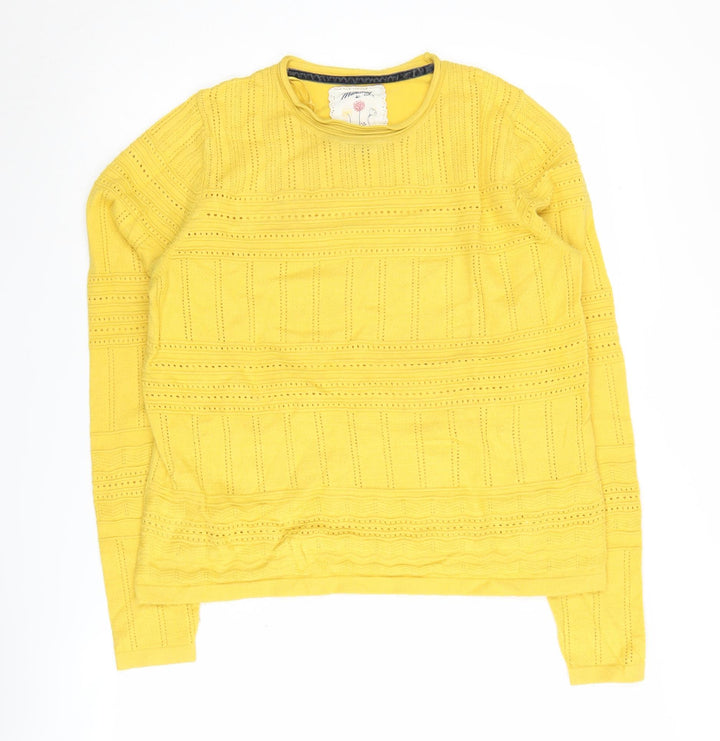 Mantaray Women's Yellow Pullover Jumper, Size 12