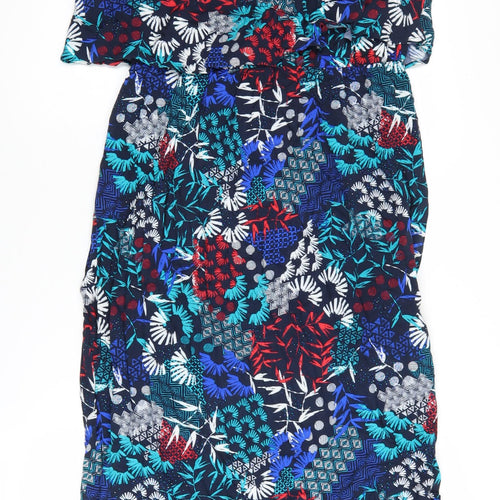 Capsule Women's Multicoloured Midi Slip Dress, Size 14
