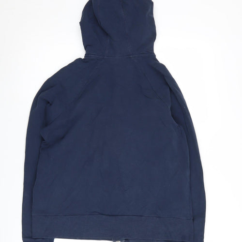 Marks and Spencer Women's Navy Full Zip Hoodie, Size 12