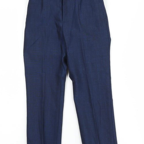 Next Boys Blue Wool Blend Dress Pants Size 5 Years