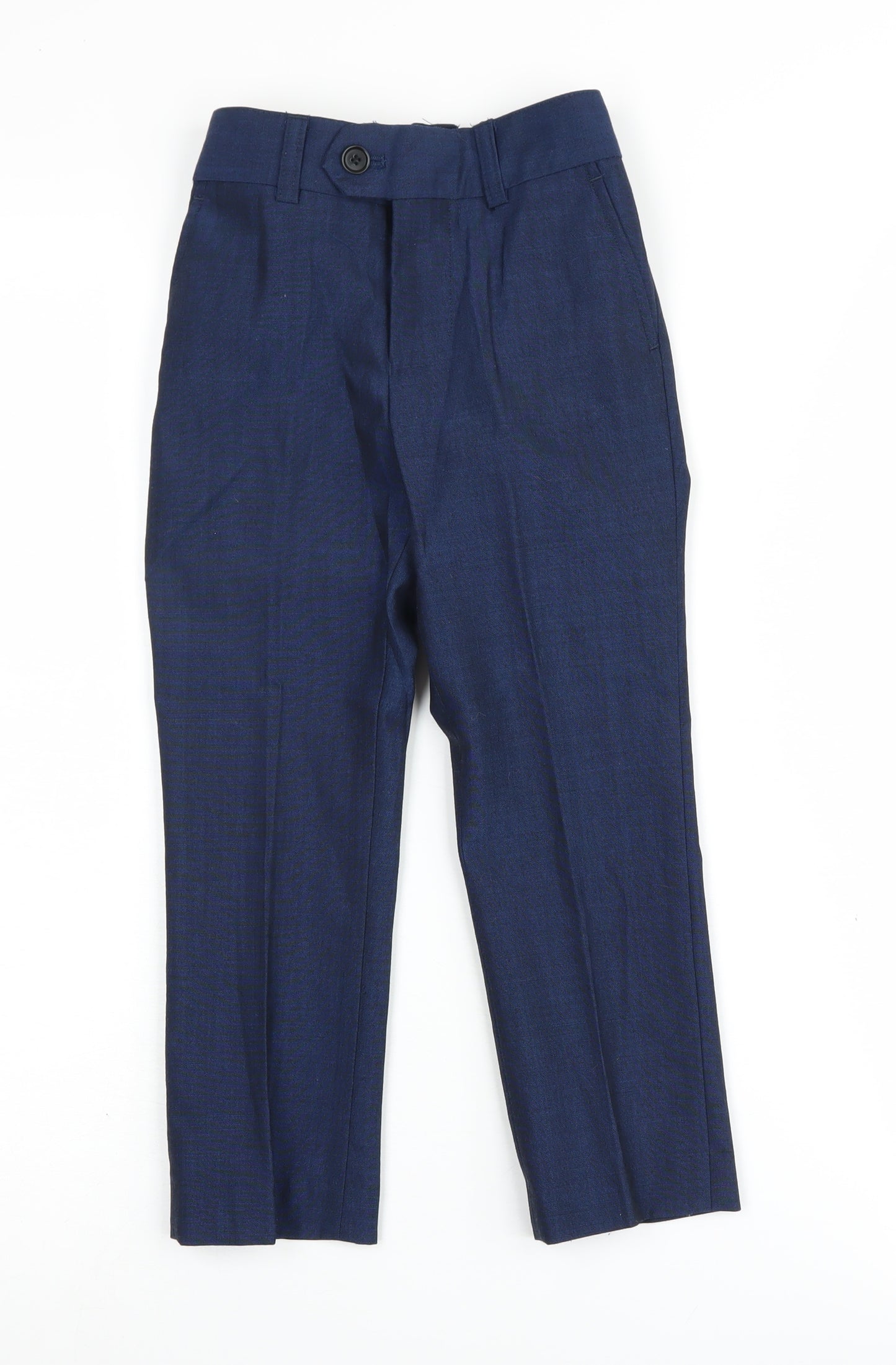 Next Boys Blue Wool Blend Dress Pants Size 5 Years