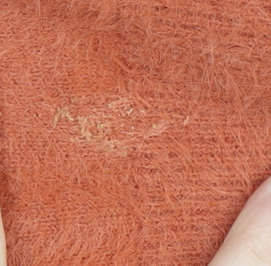 Klass Women's Orange XL Cowl Neck Pullover Jumper