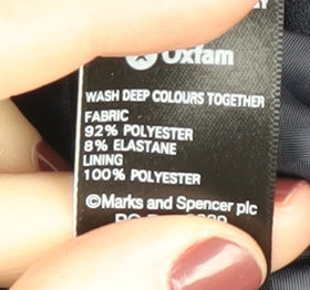 Marks and Spencer Women's Black A-Line Skirt Size 18