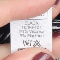 M&Co Women’s Black Geometric Sleeveless Dress Size 20