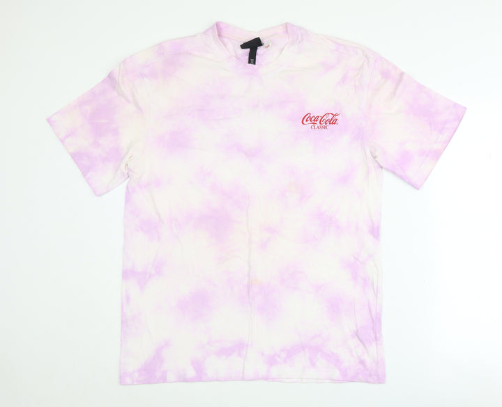 H&M Unisex Pink Relaxed Fit T-Shirt Size S