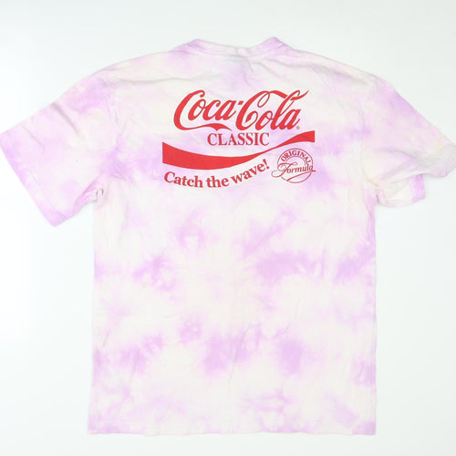 H&M Unisex Pink Relaxed Fit T-Shirt Size S