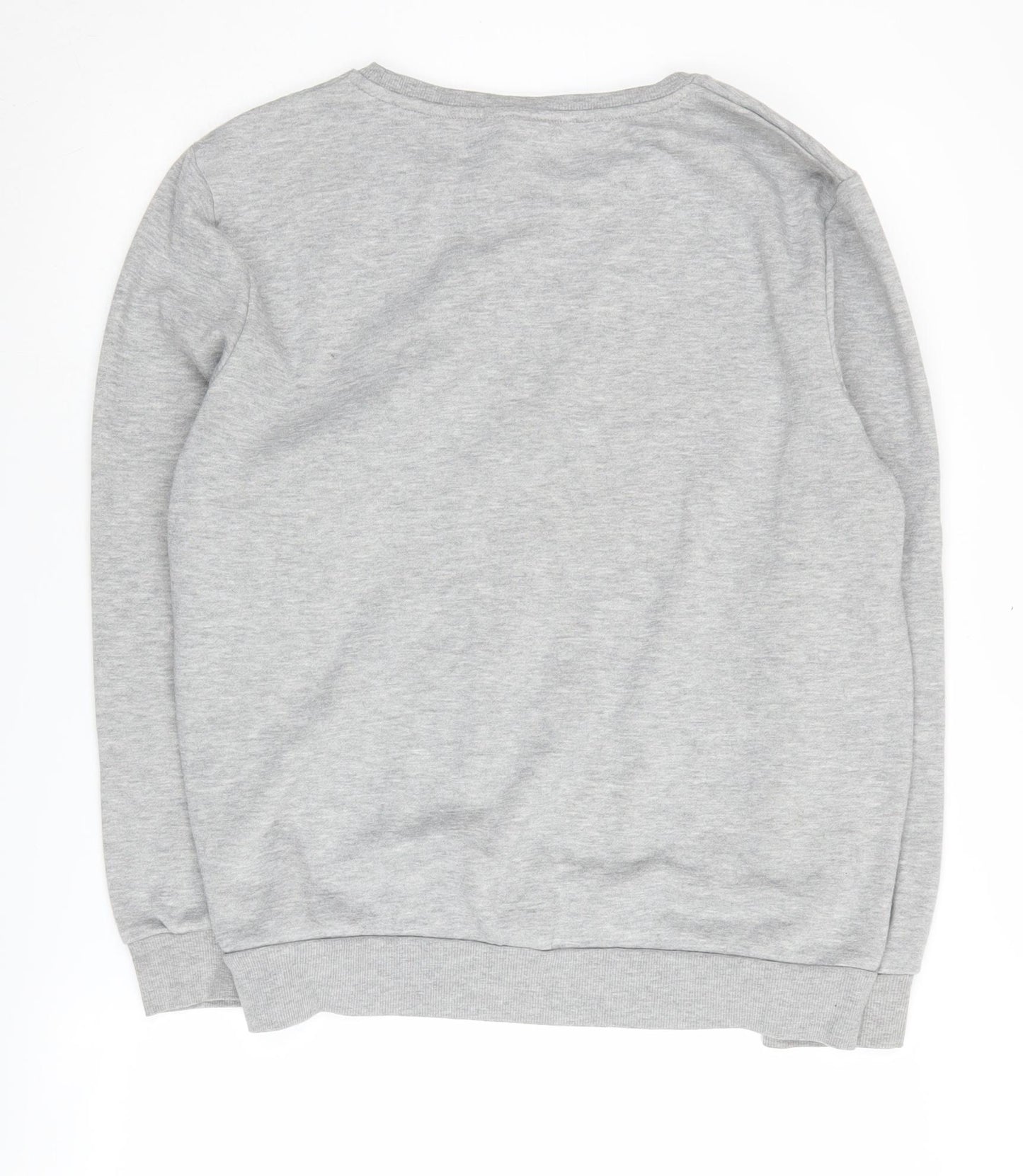 Disney Grey Pullover Sweatshirt, Size L, Christmas Theme