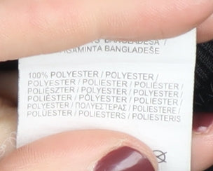 Lonsdale Boys Black Track Jacket Size 7-8 Years Collared