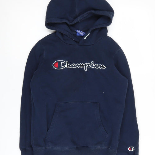 Champion Boys Blue Pullover Hoodie, Size 9-10 Years
