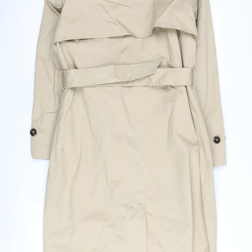 Marks and Spencer Beige Women's Long Trench Coat Size 12