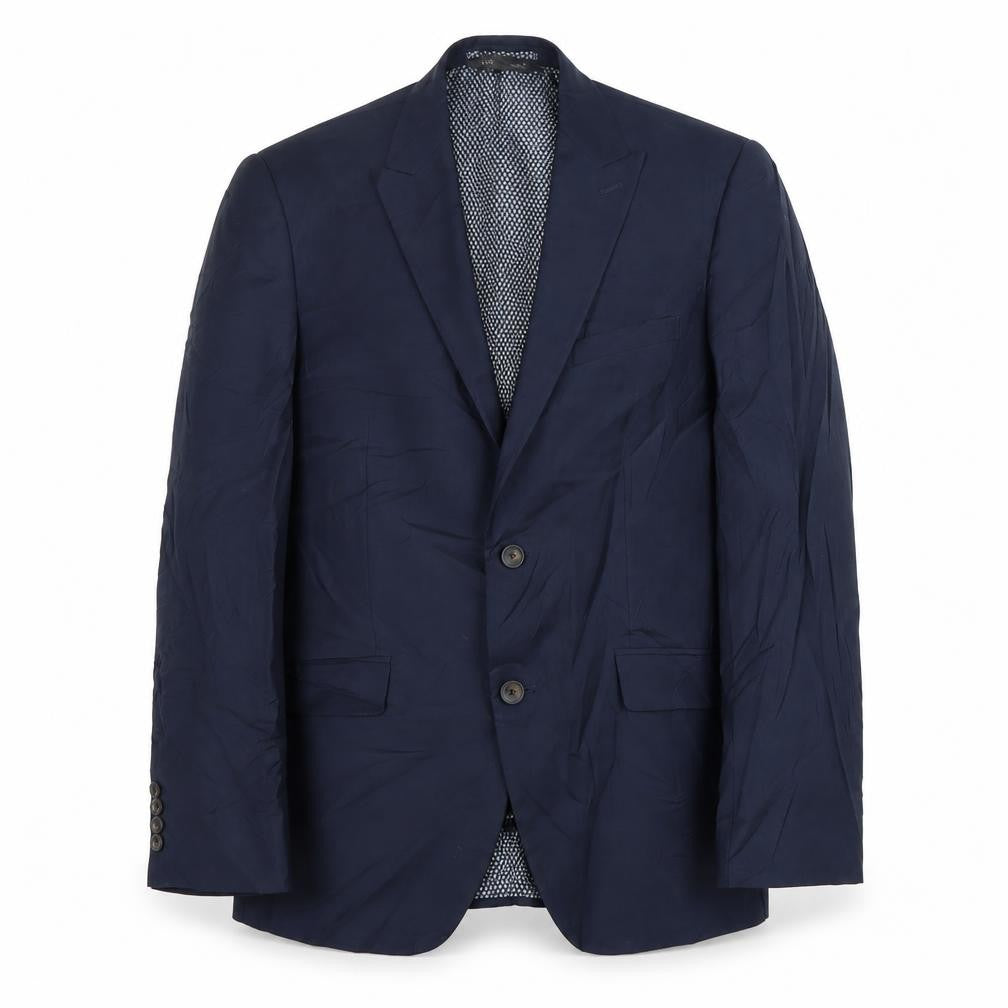 Front view of Marks & Spencer Men's Blue Suit Jacket 40