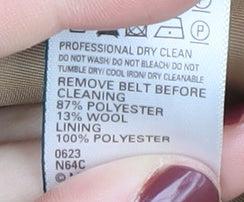 Marks and Spencer Women's Beige Trench Coat Size S